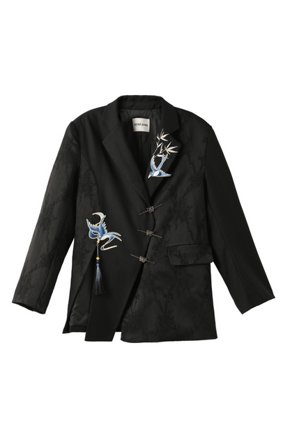 Chinese-style Design Mode Jacket + Shirt + Pants + Camisole