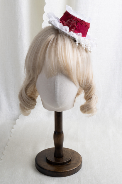 Lace Hat Lolita Clip