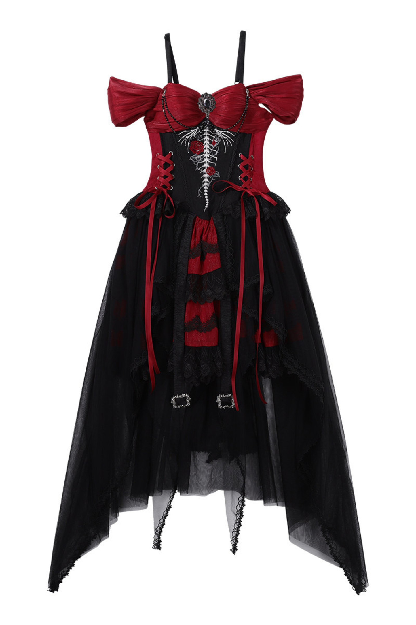 Dragonborn Gothic Dress + Necklace