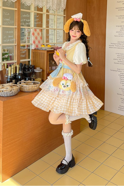[pre-order] Daily Ribbon Tiered Doll Light Lolita Dress