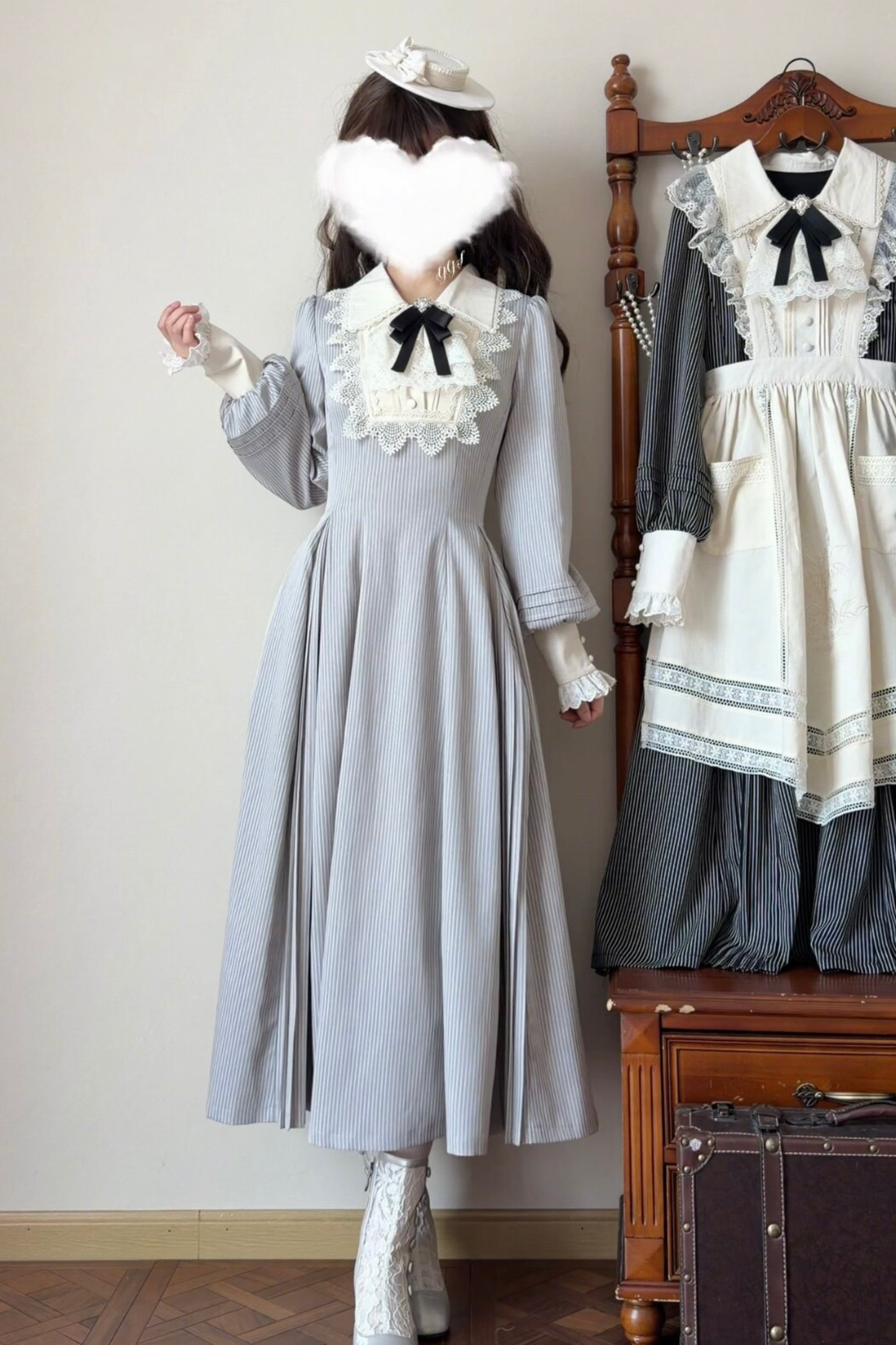 Retro Lolita Dress + Apron