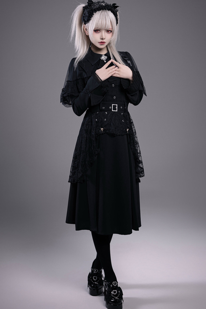 Lace Gothic Shirt + Skirt