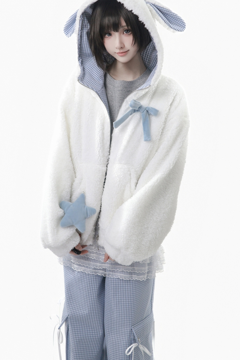 Unicorn Flocked Jacket + Top + Pants