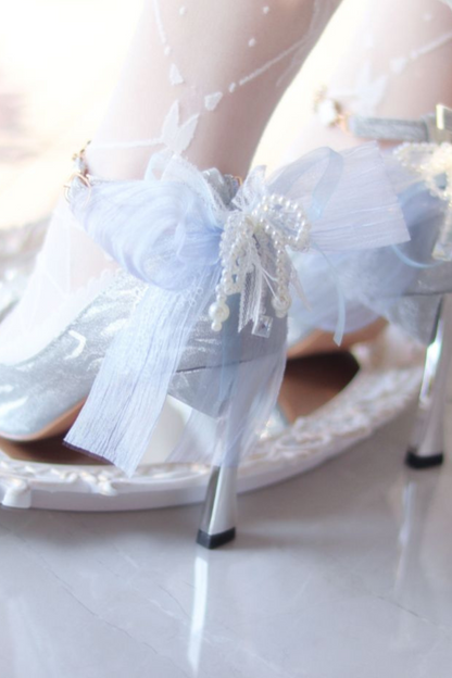 Streamer Ode Glitter High Heels