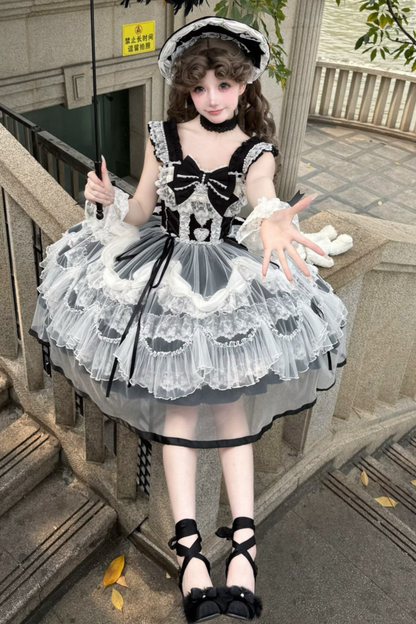 Sweet Ruffle Tiered Lolita Dress