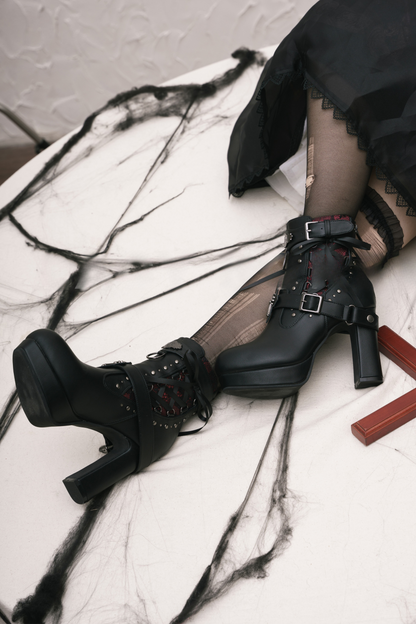 Lacybones Dark Gothic Punk Boots