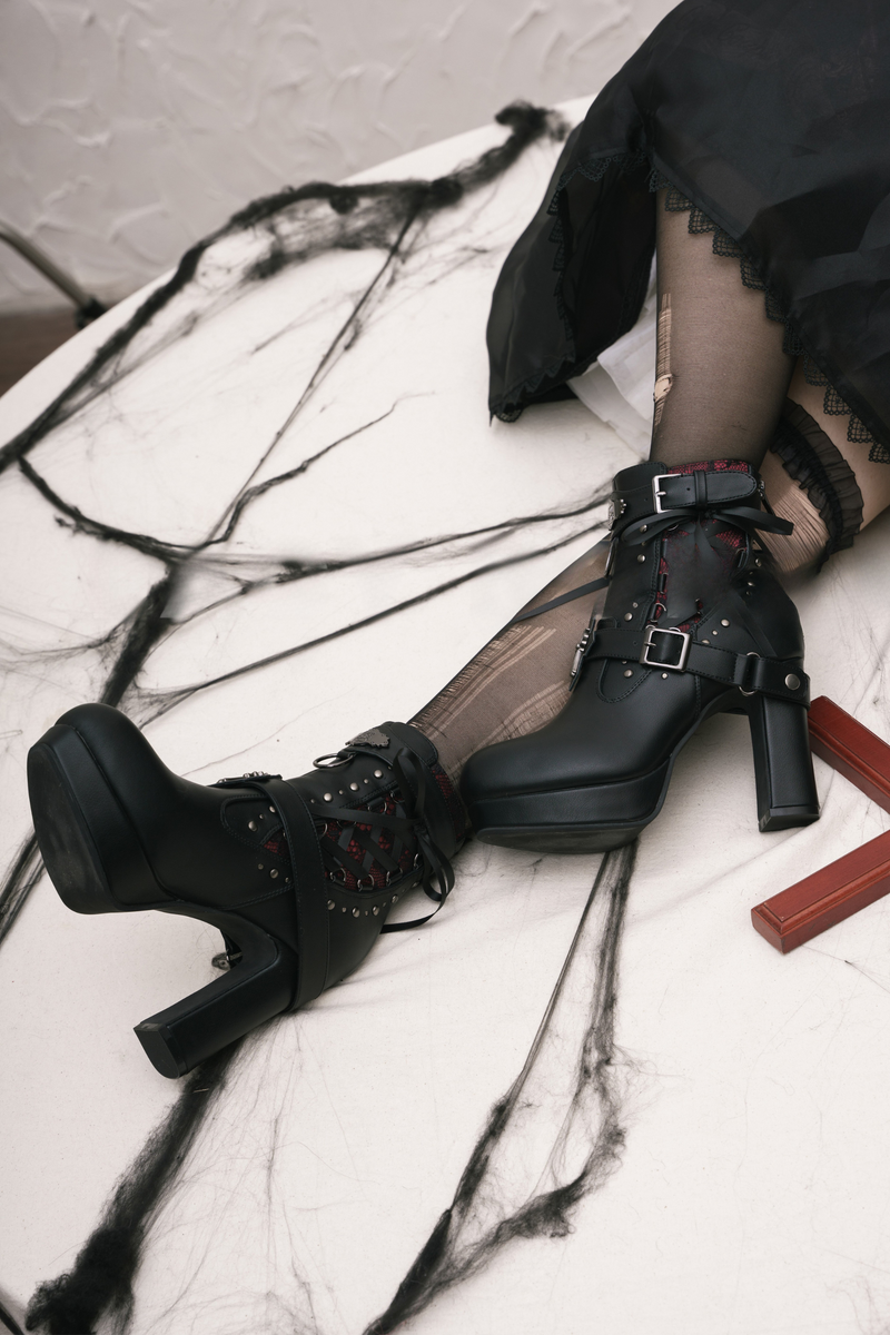 Lacybones Dark Gothic Punk Boots