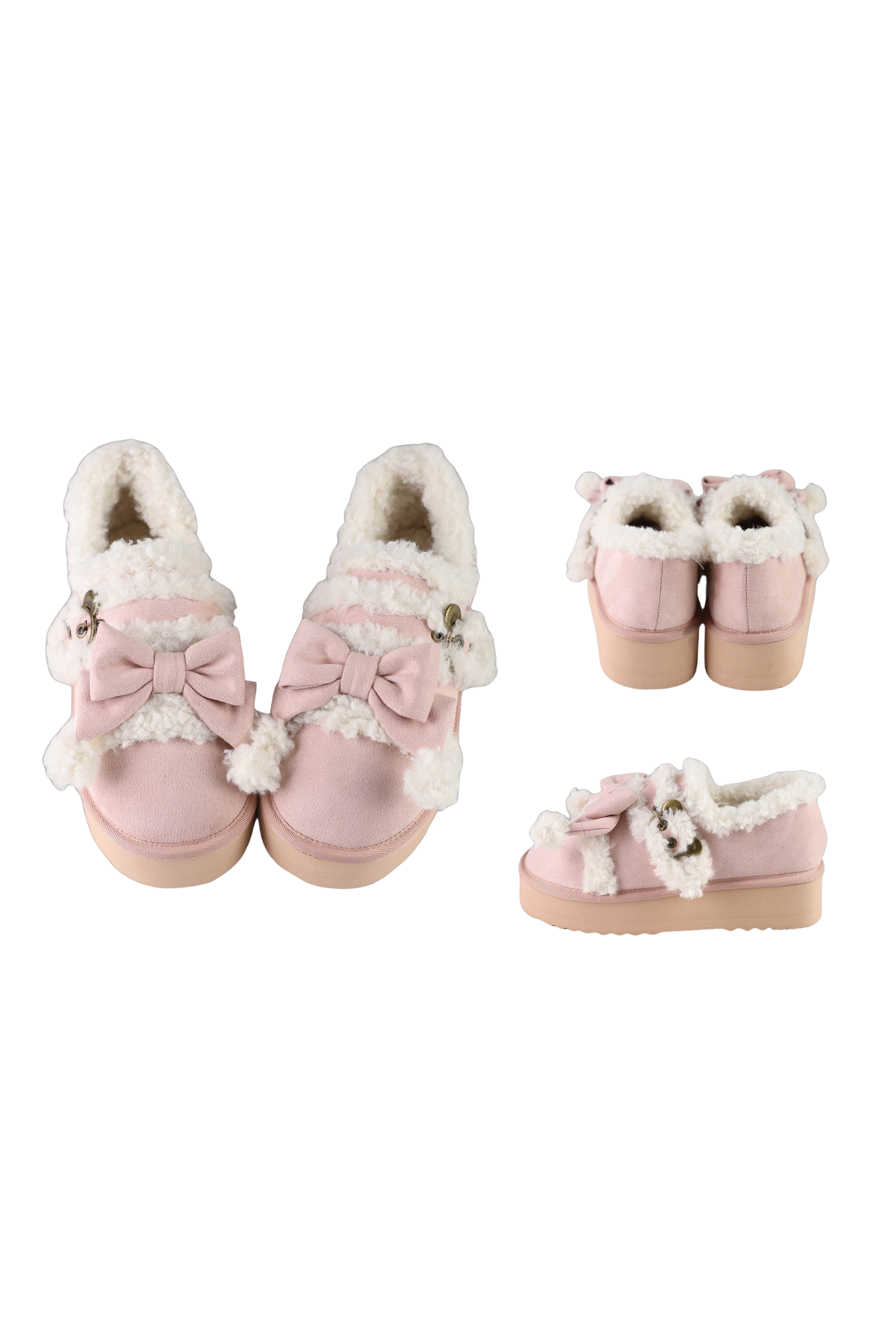Bare Fleece Snow Boots