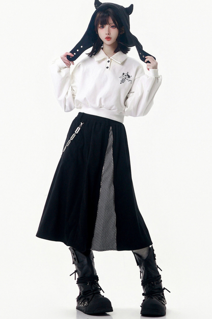 Blackberry Hood Jacket + Tops + Pants + Skirt