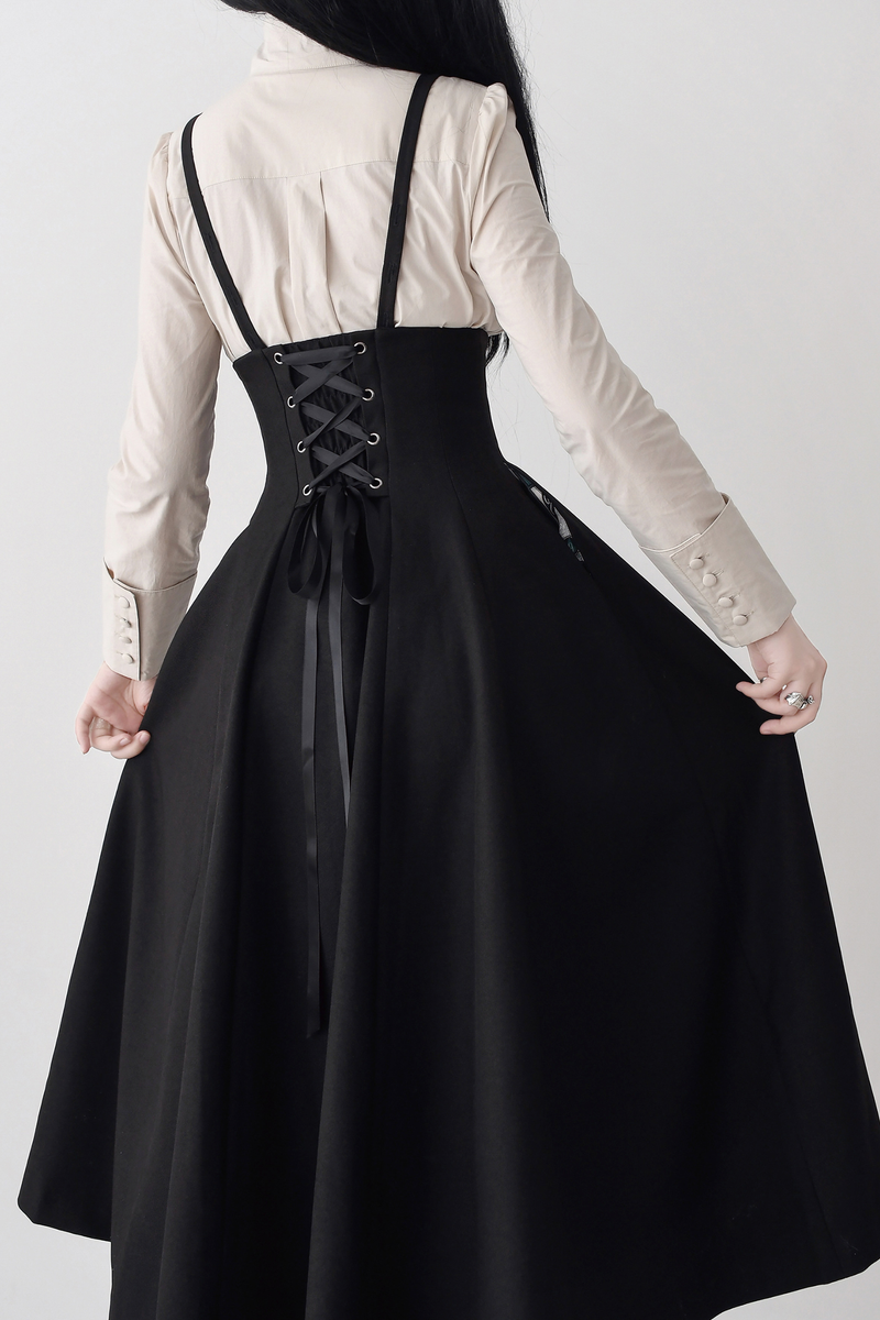Umbrella Style Trailing Vest + Long Skirt + Short Skirt