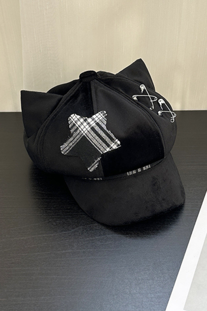 Cat Ear Subculture Plaid Hat