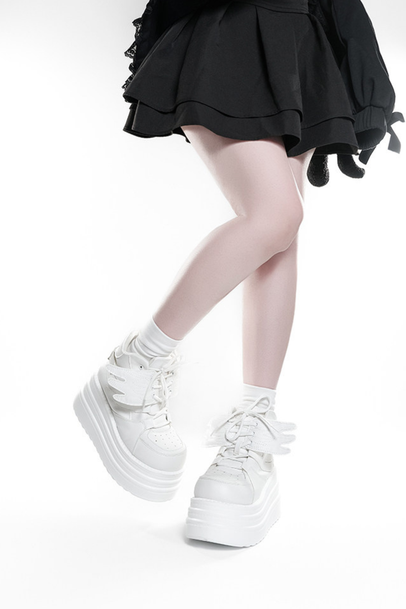 Wing Shaped Platform Shoes