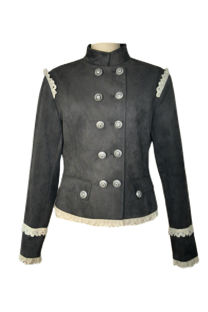 Medieval Suede Coat Jacket