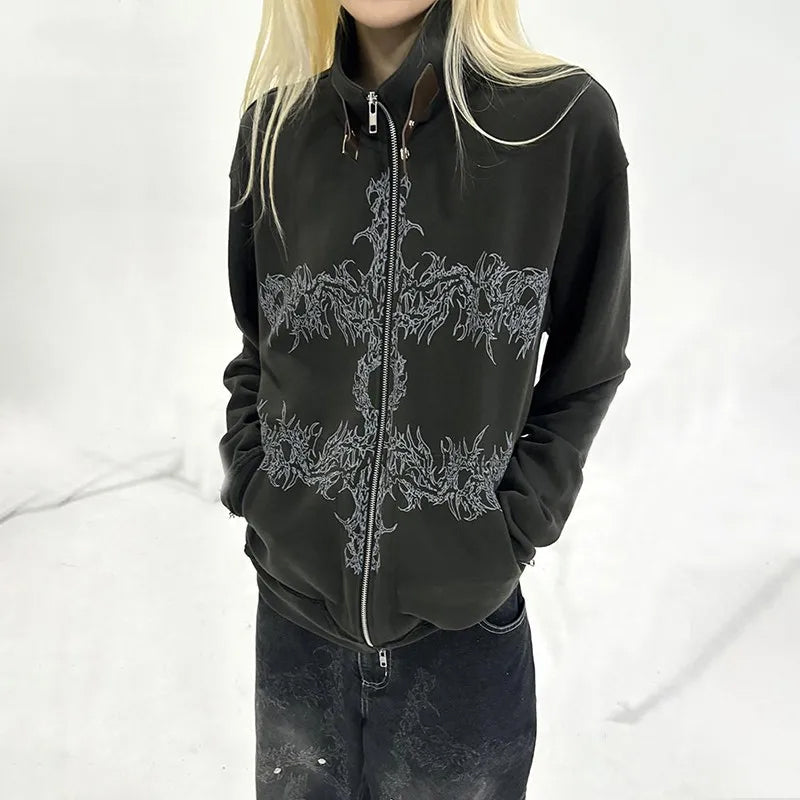 Gothic Sweatshirt Gray