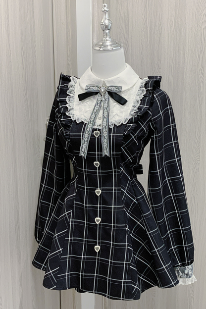 [pre-order] Jirai Plaid Top + Inner Plaid Pants