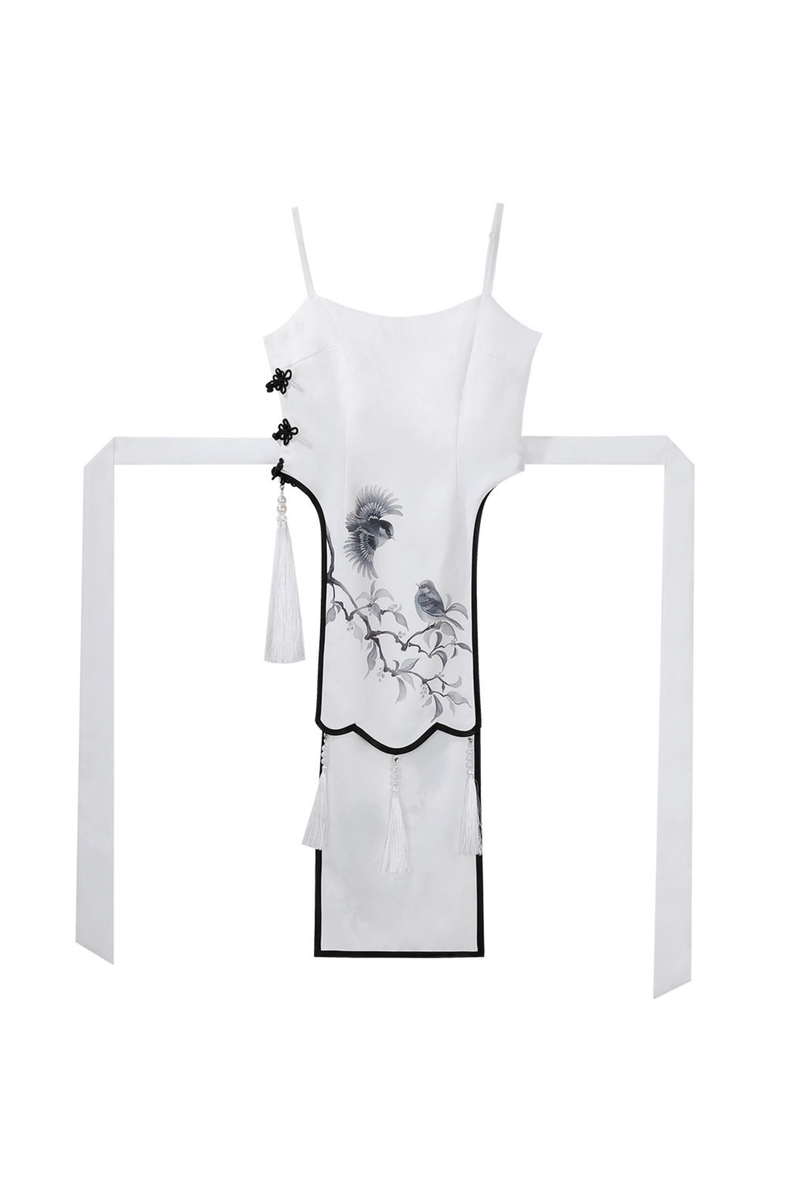 Chinese Big Sleeve Cape + Shirt + Long Skirt + Waist Belt + Chinese Top + Skirt + Camisole Dress + Leg Warmers