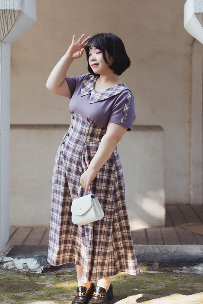 Retro Plaid Lolita Dress