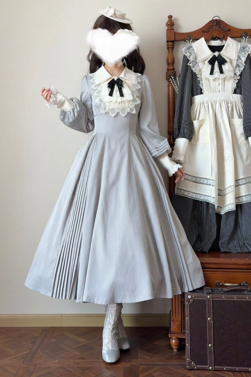 Retro Lolita Dress + Apron