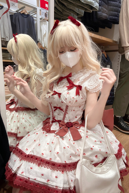 Rose Sweet Pure Princess Dress + Sheer Innerwear