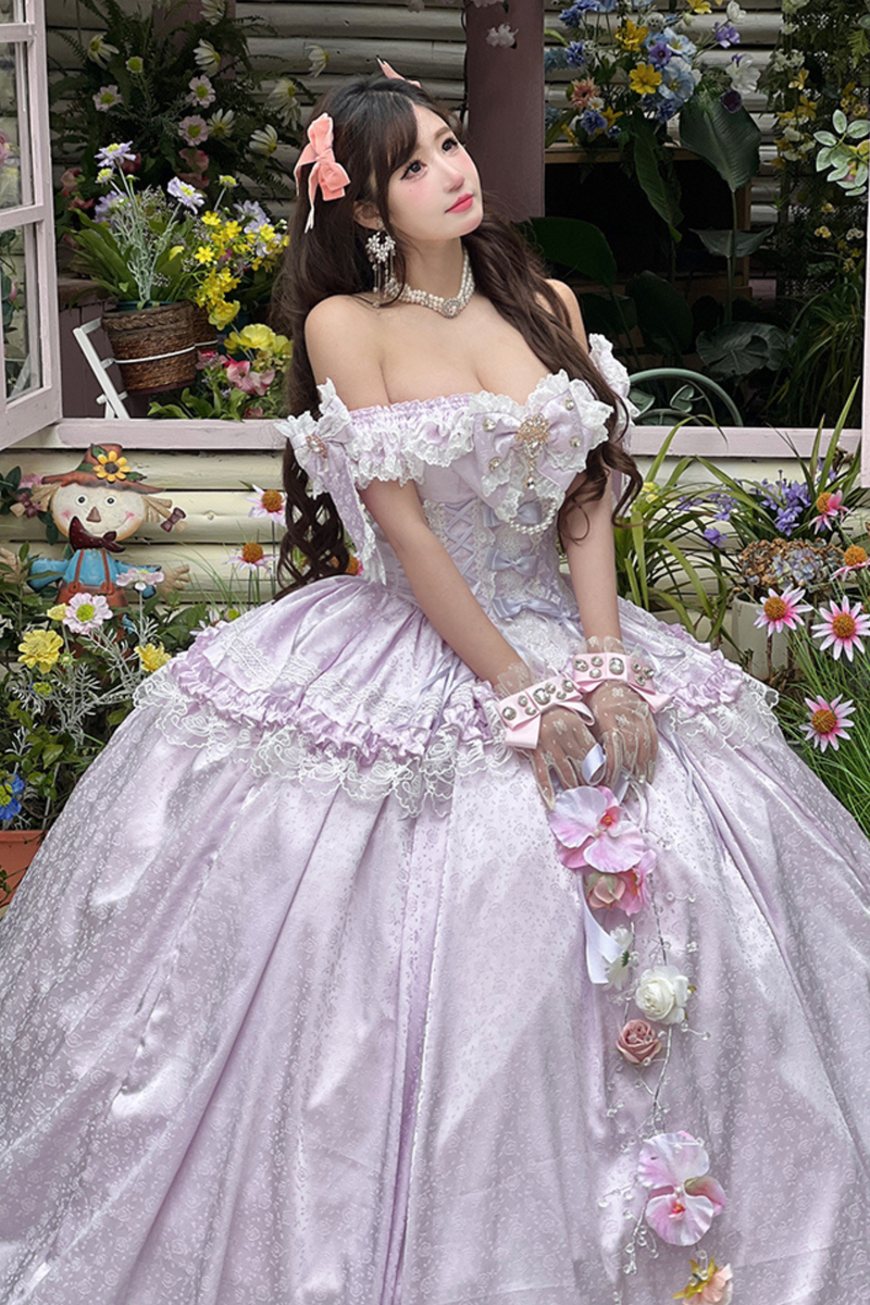 Off-shoulder Sweet Clara Lolita Dress