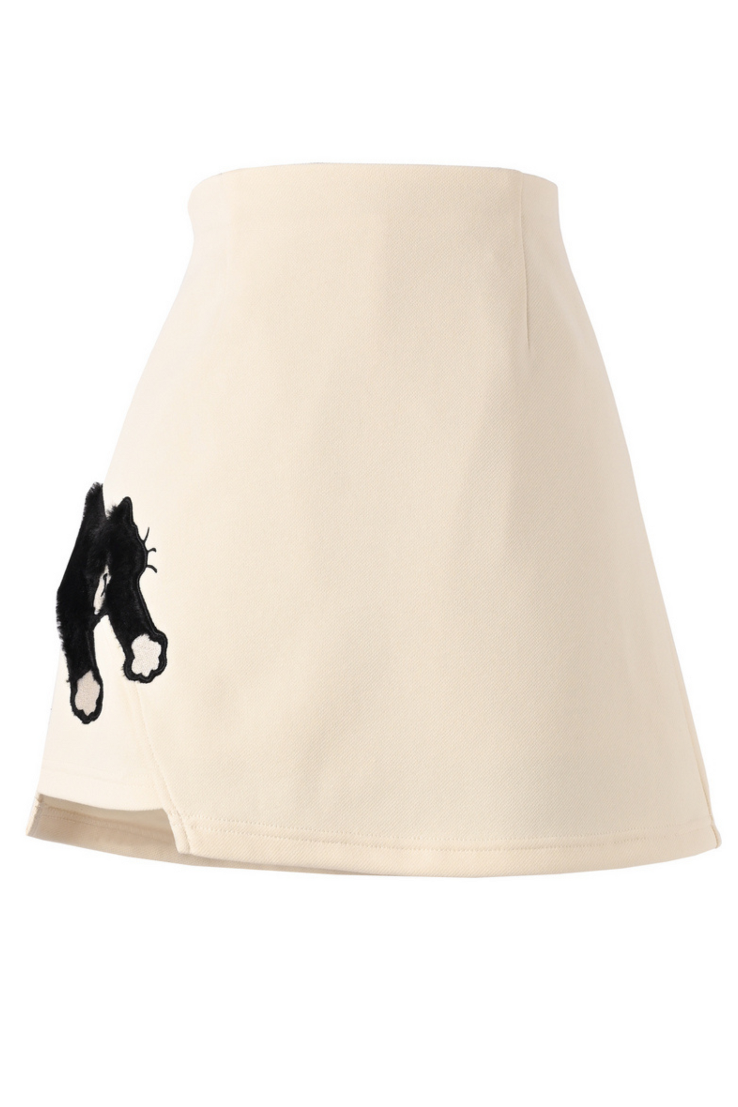 Cat Ear Hooded Short Parka + Camisole + Skirt
