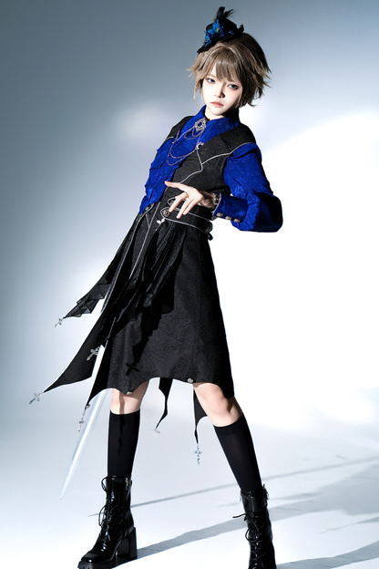 Moonlit Night Shirt + Vest + Shorts