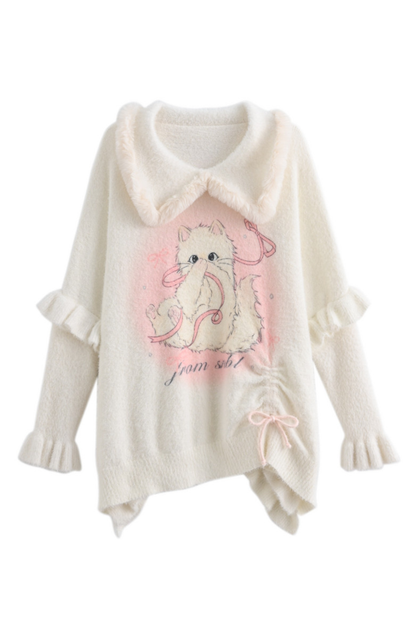 Sweet Cat Knit Sweater