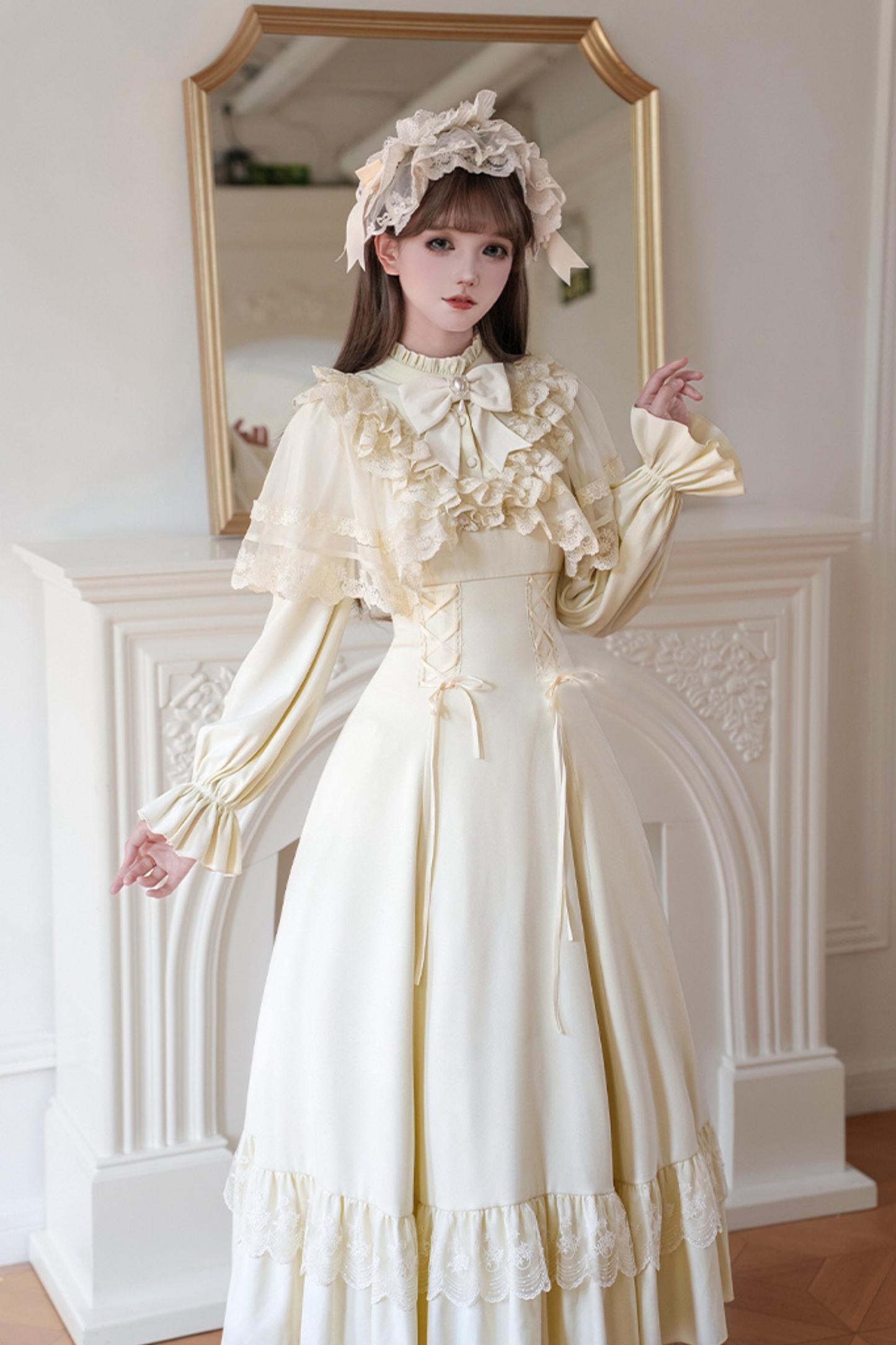 Dress + Shawl + Ribbon + Headdress