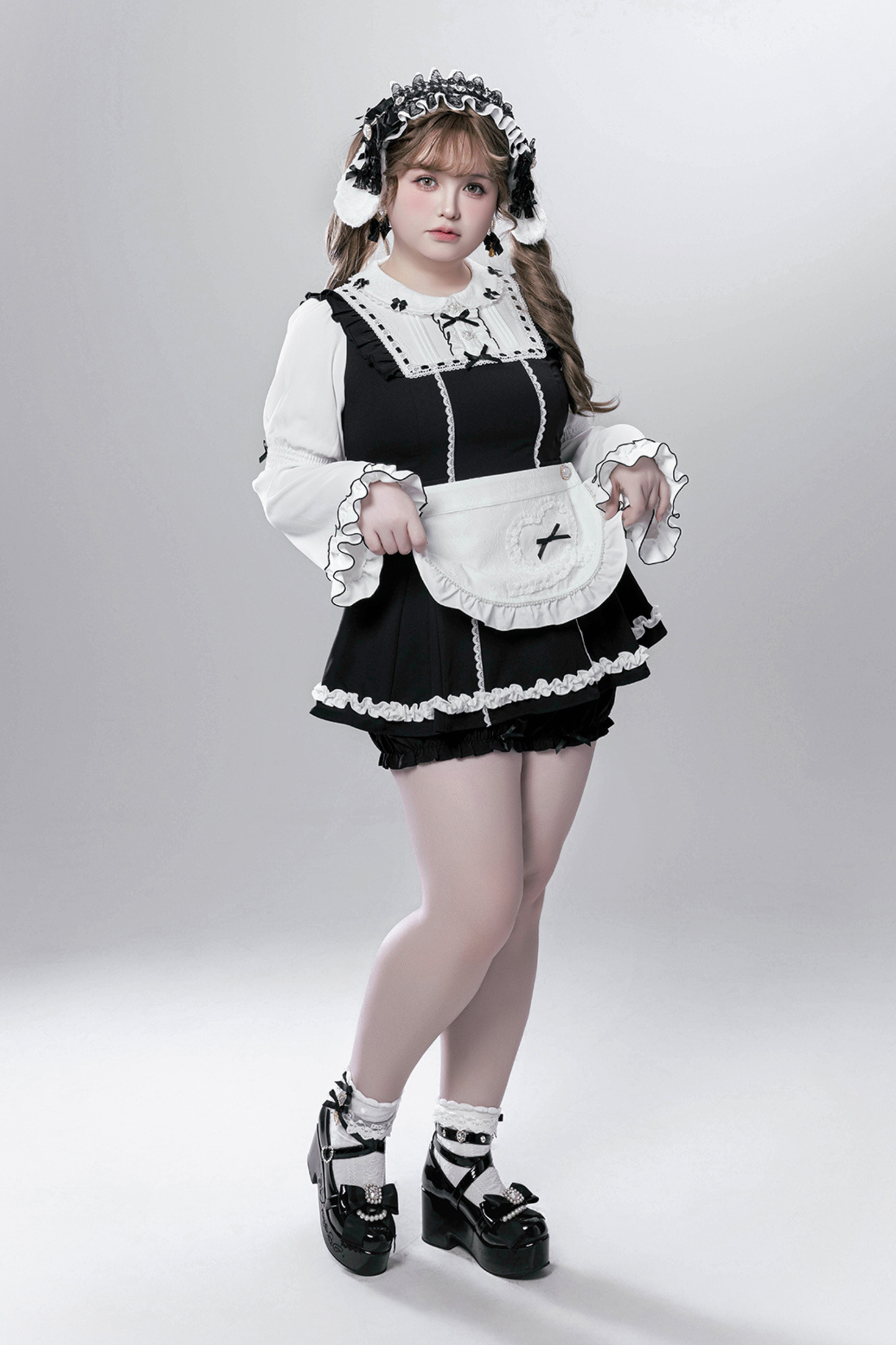 Sweet Maid Top + Shorts + Apron