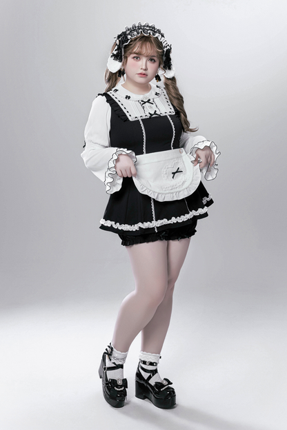 Sweet Maid Top + Shorts + Apron