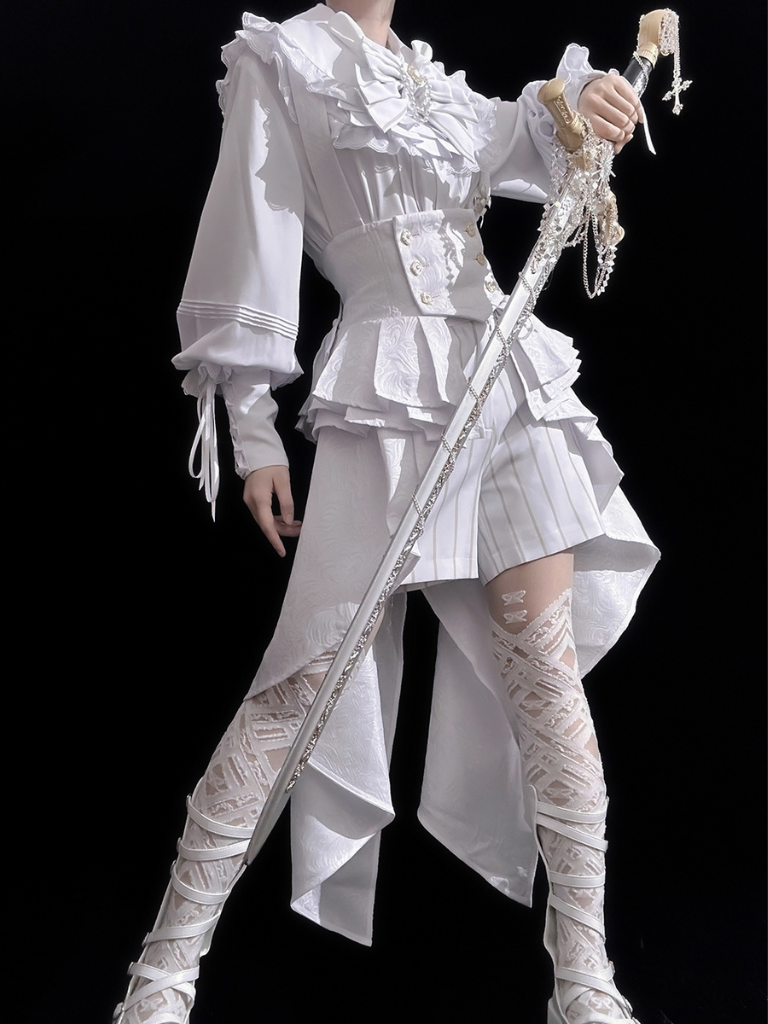 White Moon Rabbit Prince Set