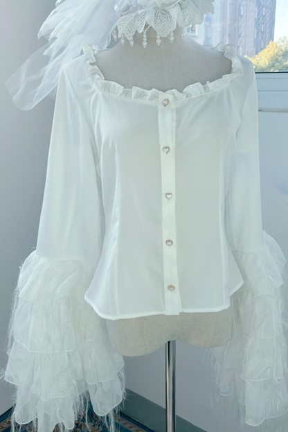 Angel Princess Jumper Skirt + Top + Veil + Hat + Hairband
