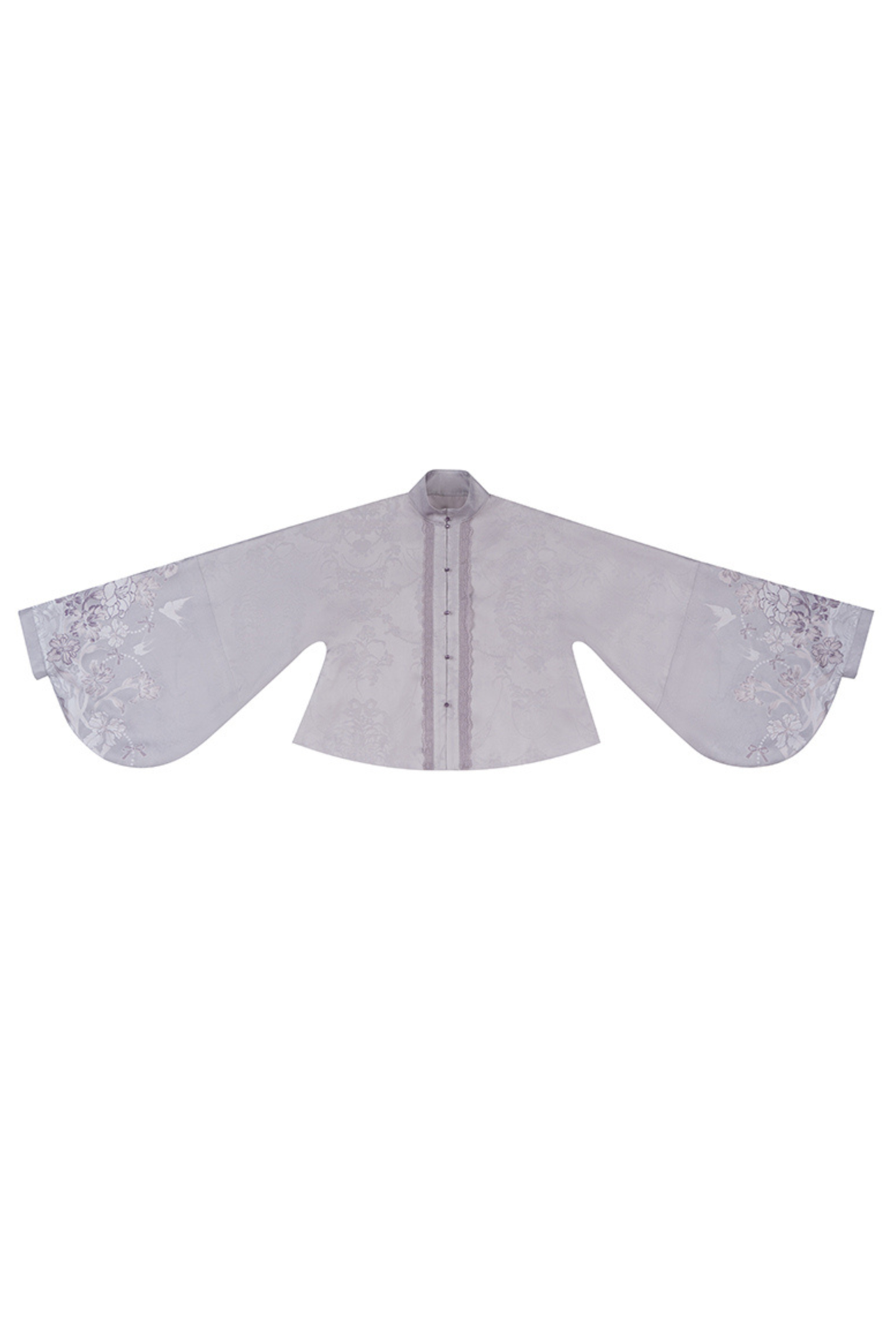 Chinese-style Stand Collar Jacket + Suspender Dress + Hairband
