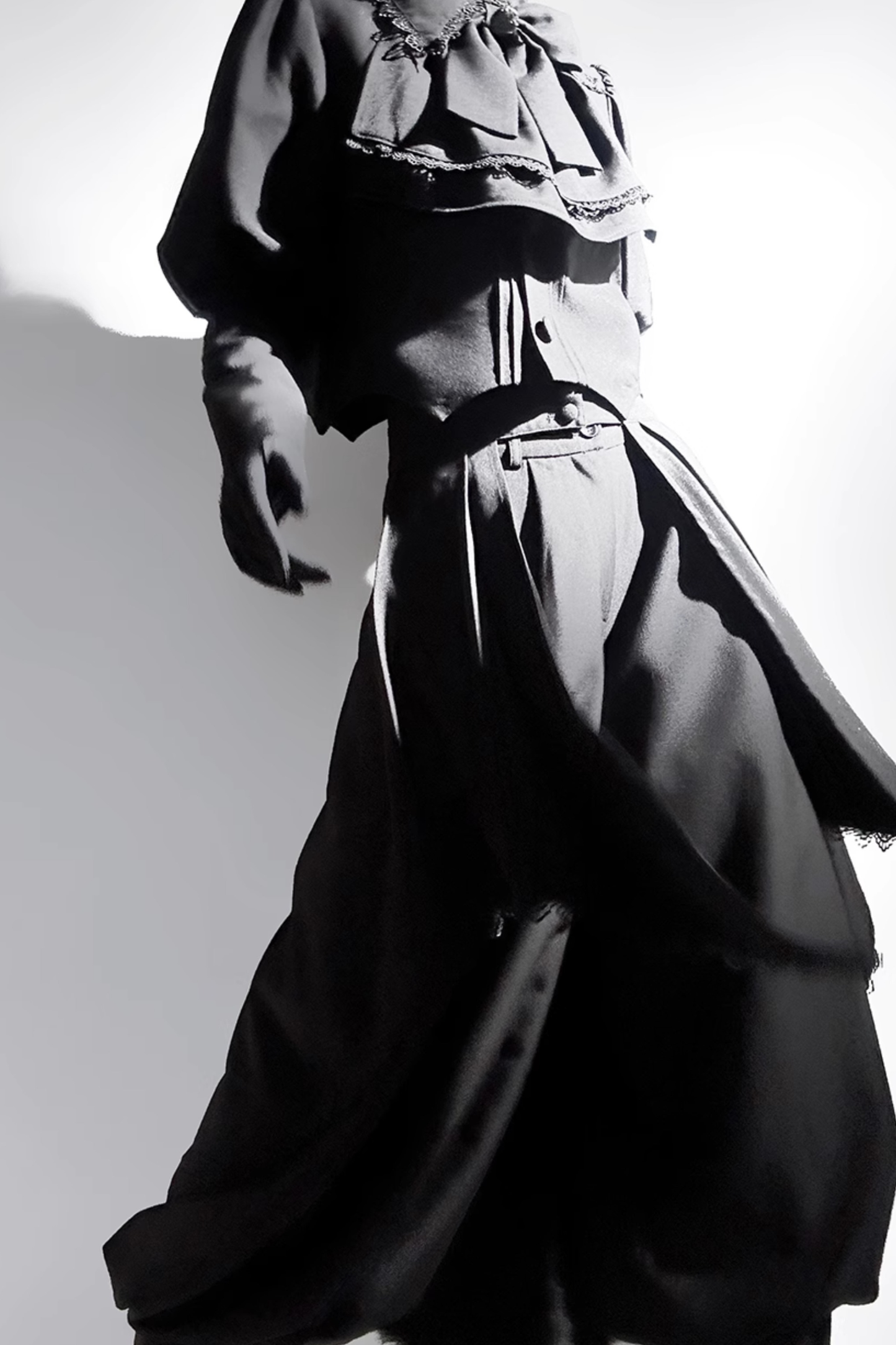 Retro Gothic Lolita Jacket + Pants