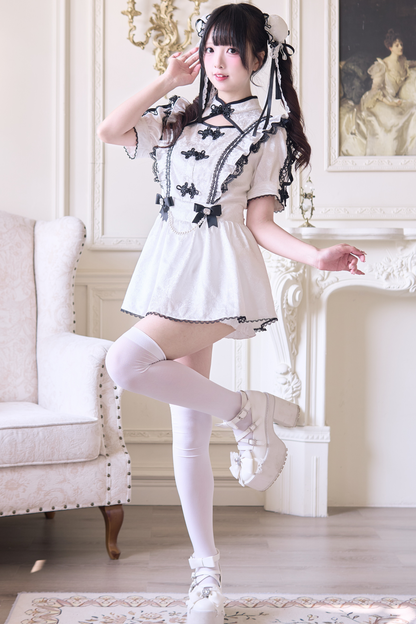 Sweet Chinese-style Set + Pair of Bun Hairpins