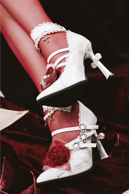 Dark Cross Gothic Heels