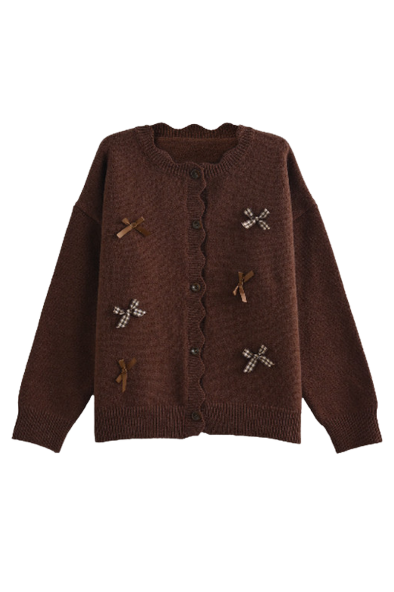 Sweet Ribbon Knit Cardigan