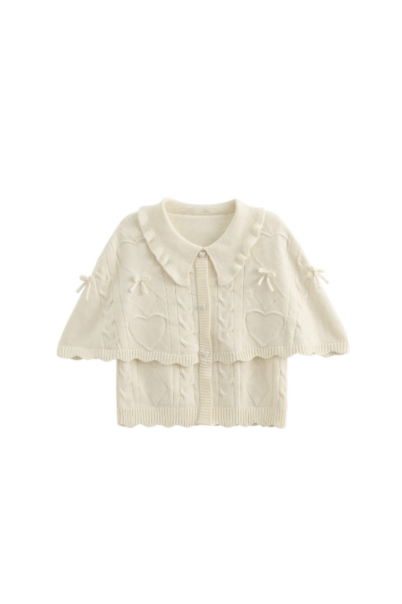Girly Loose Lapel Sweater