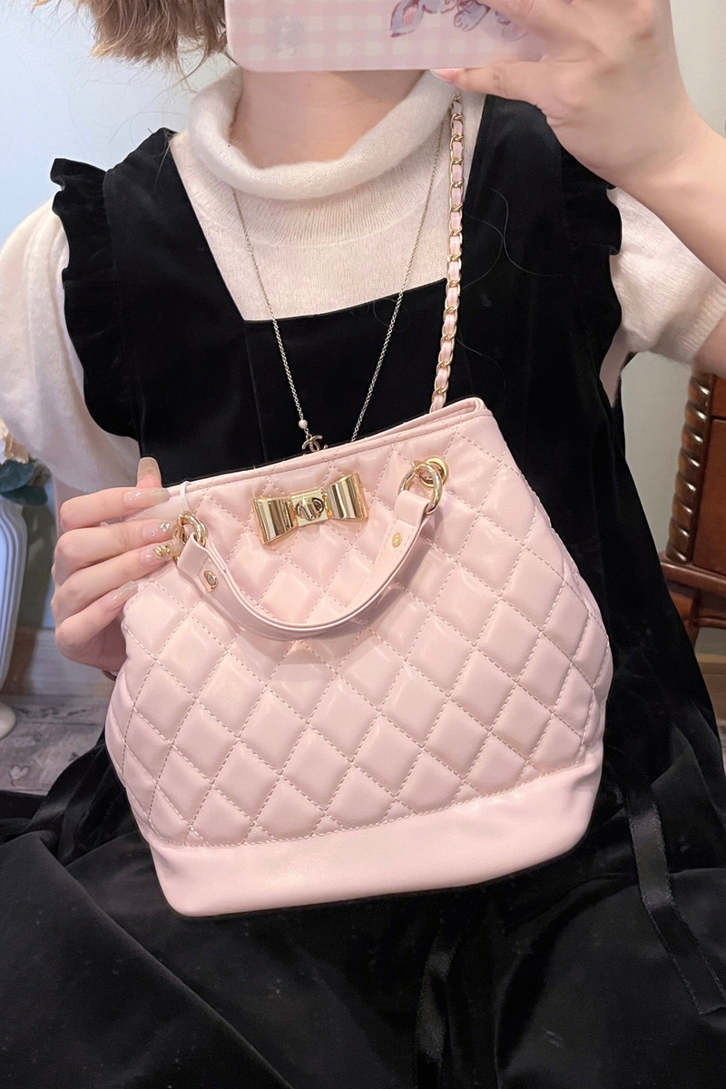 Quilted Bucket Bag