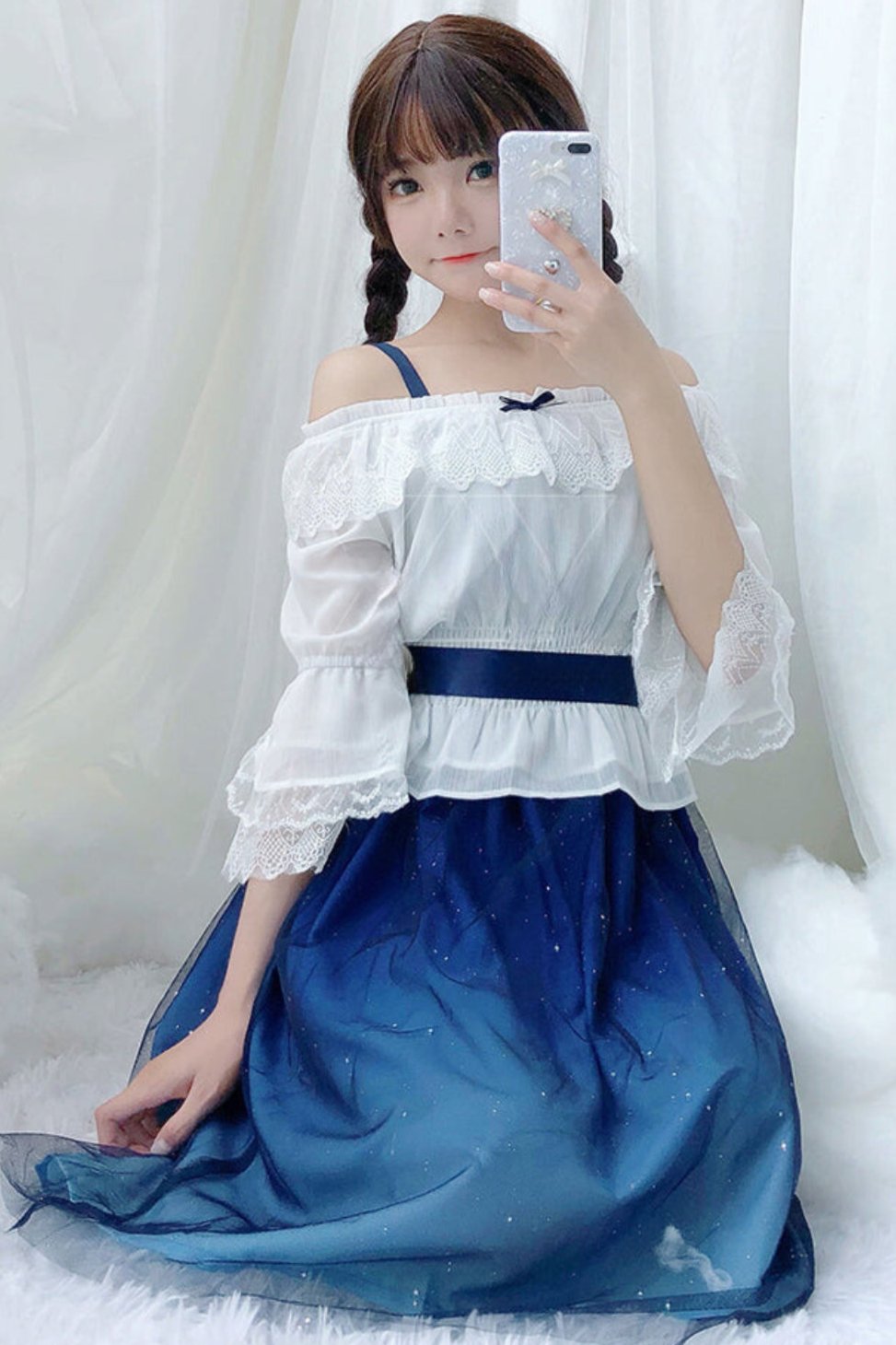 Fairy Lolita Starry Sky Dress Set