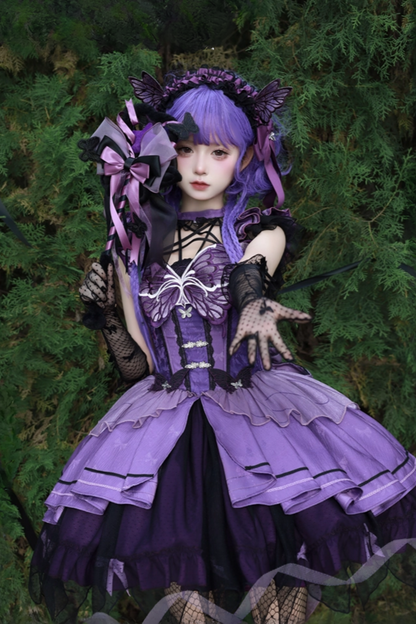 Magic Wand Butterfly Fairy Dress + Full Set + Accessories