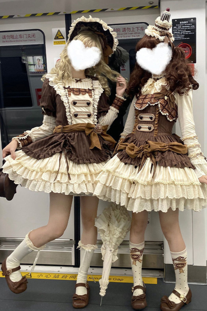 Hazel Doll Lolita Dress + Jumper Skirt + Bonnet + Hat + Necklace