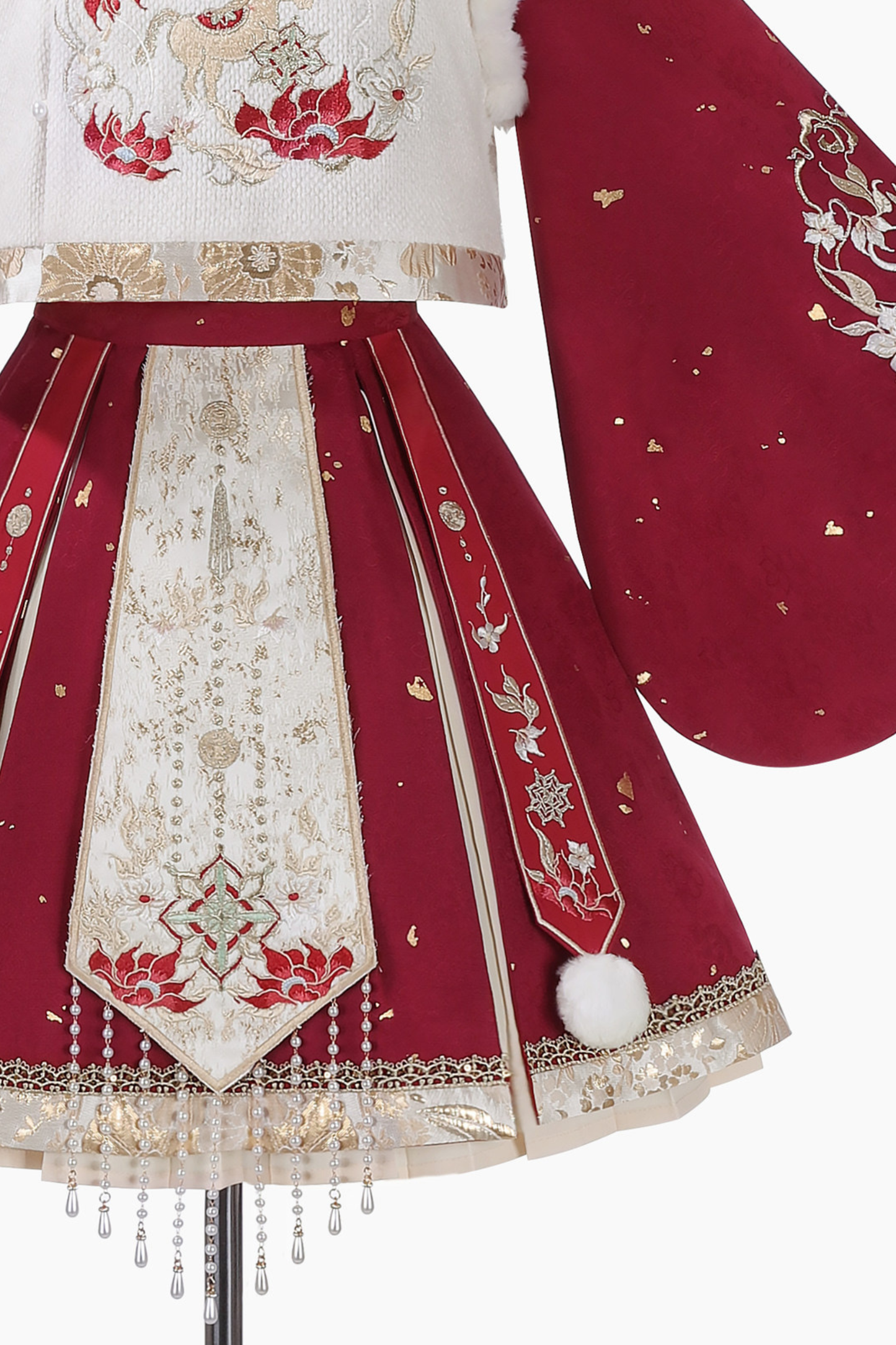 Chinese Lolita Red Dress Set