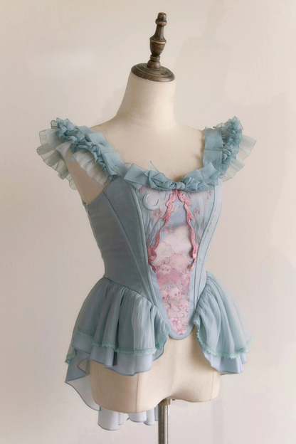 Dreamcore Ballet Lolita Top + Skirt