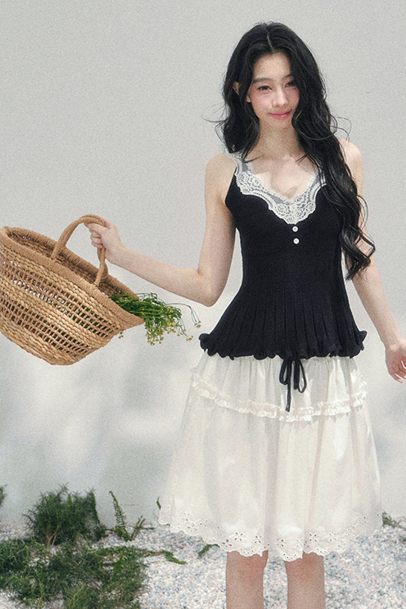 French Lace Jacket + Camisole