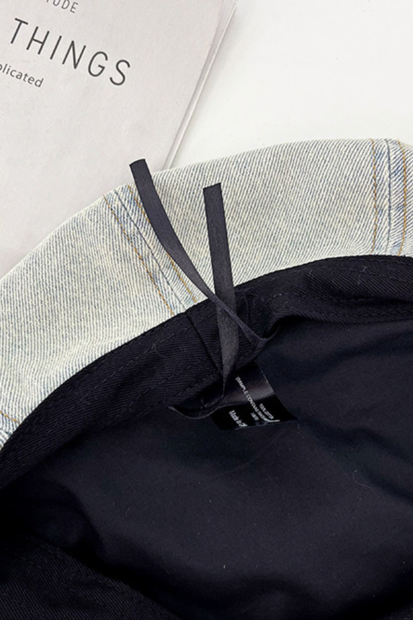 Denim Cat Ear Beret
