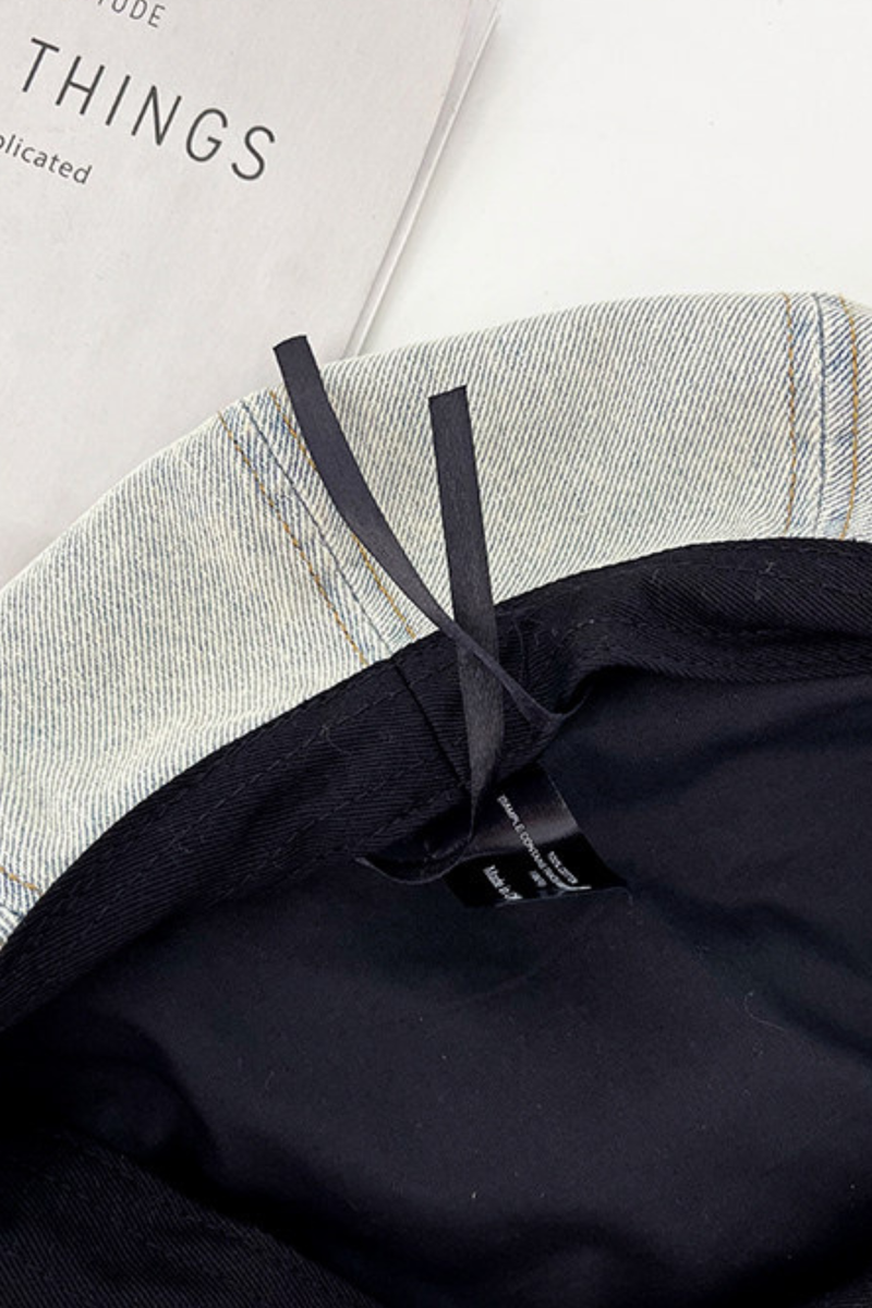 Denim Cat Ear Beret