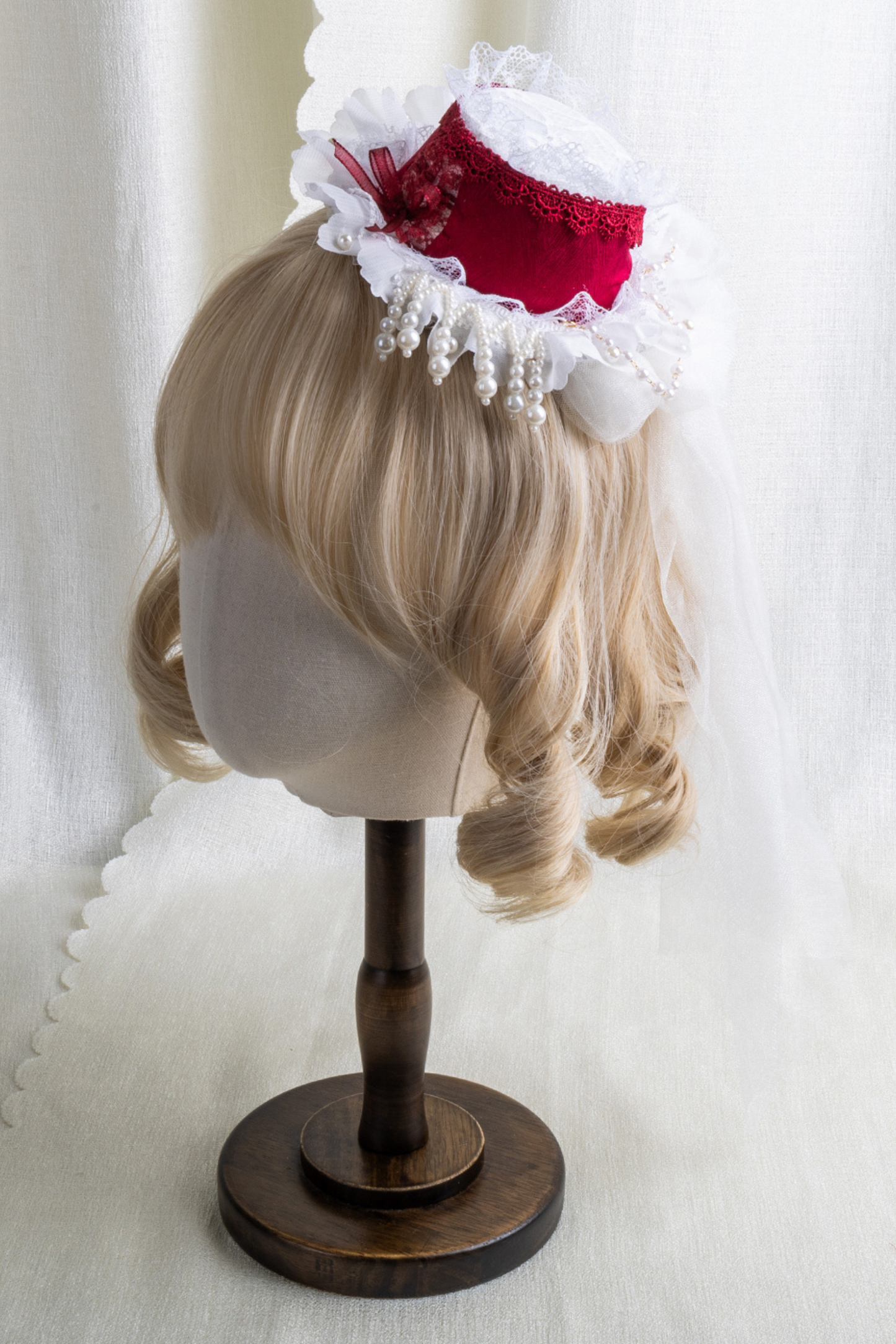 Lace Hat Lolita Clip