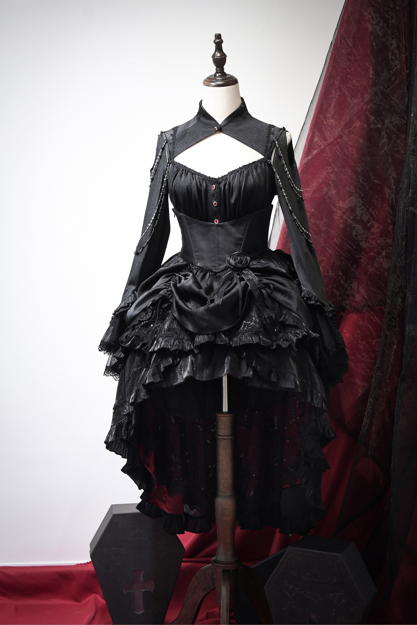 Dark Flower Gothic Lolita Set