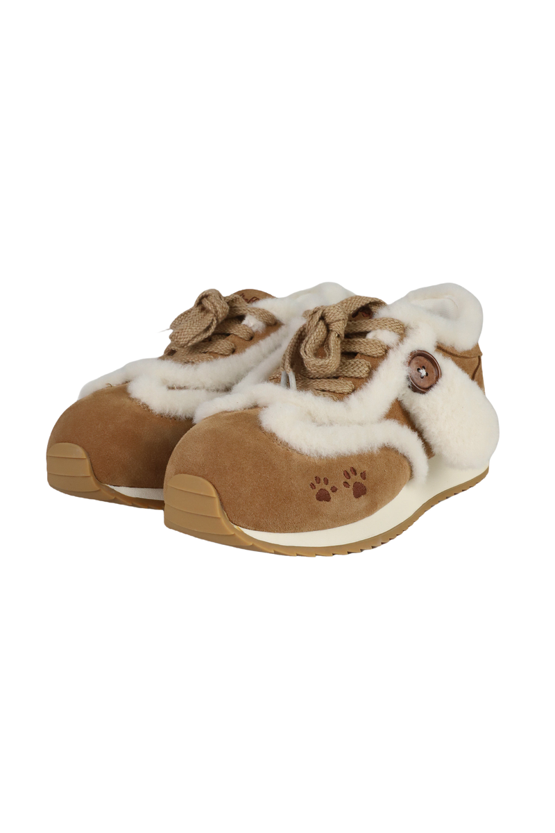 Fur Round Sweet Sneakers